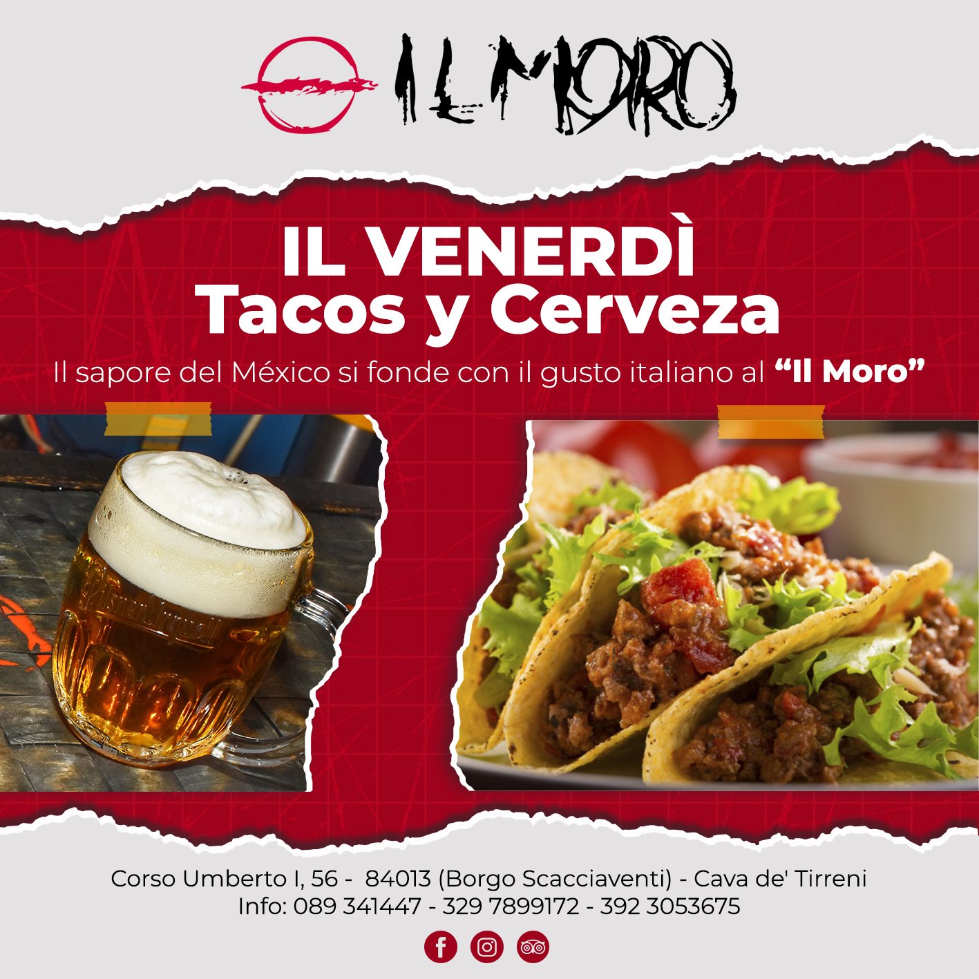 Pub Il Moro: il venerdì Tacos y Cervez
