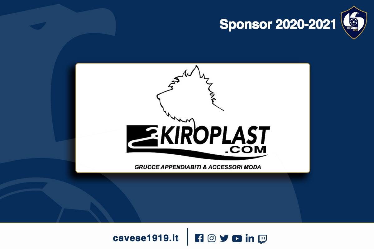 KIROPLAST sarà al fianco della Cavese 1919 per la stagione 2020/2021!