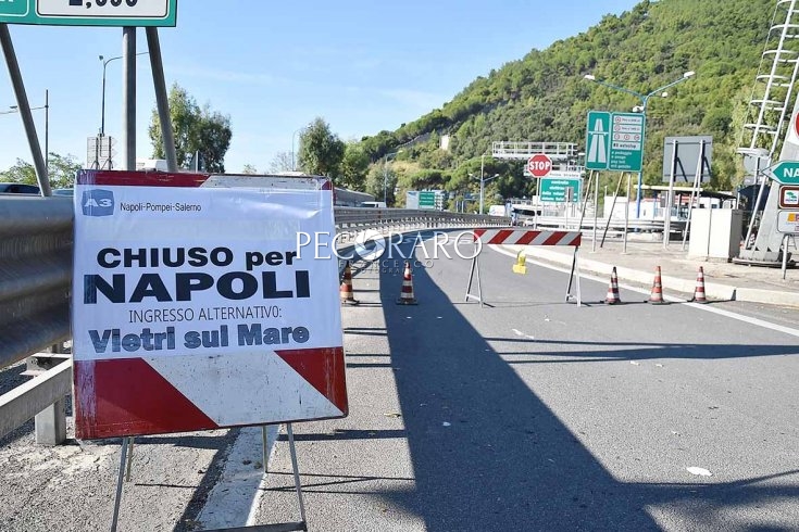 Lavori in autostrada, chiusura tratto Salerno – Cava Dè Tirreni