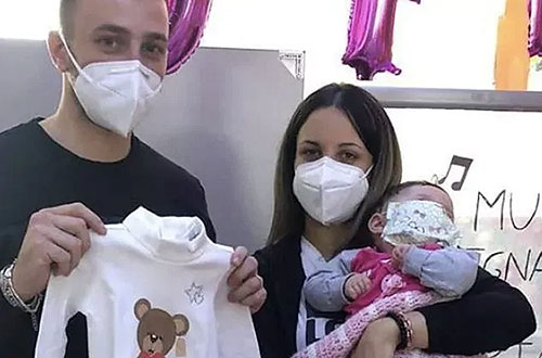 Bimba Campana di 6 mesi salvata con il farmaco più costoso al mondo