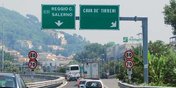 Viabilità: pedaggio gratis da Cava de’ Tirreni a Salerno