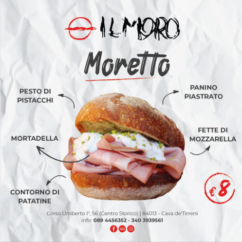 Prova “Moretto”, il gustoso panino del Pub Il Moro