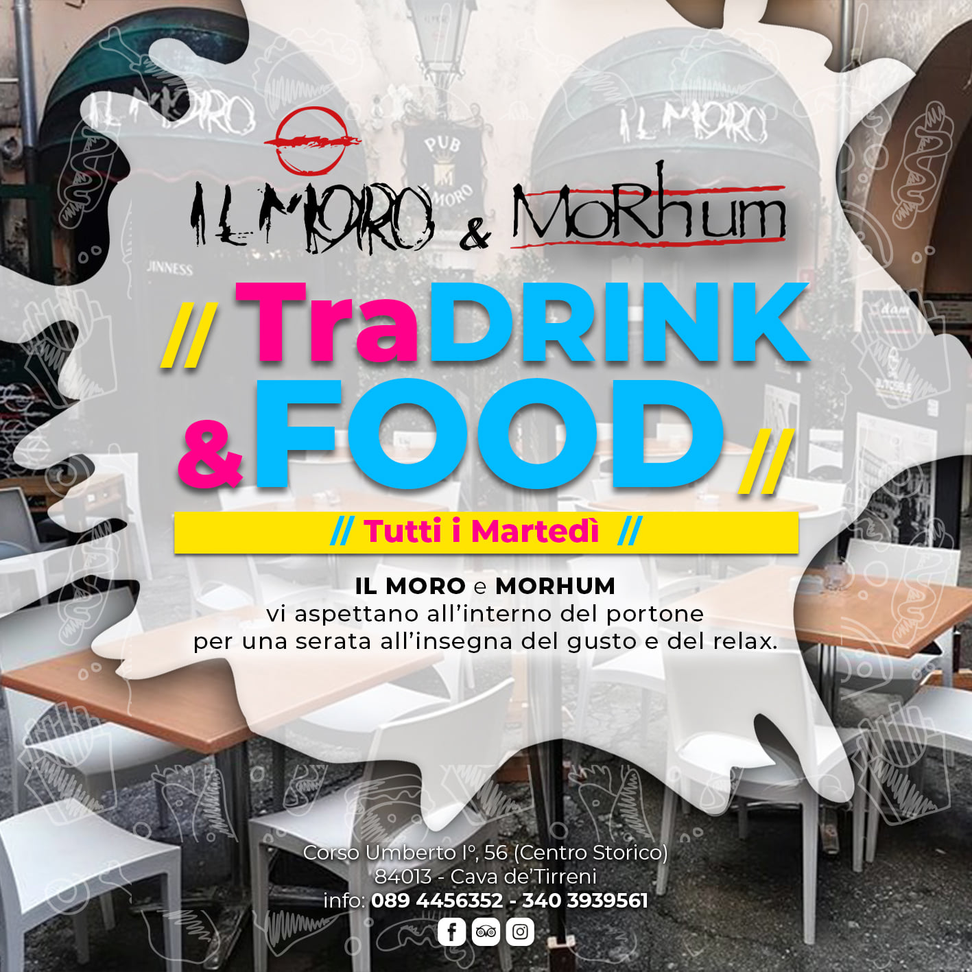 Pub Il Moro & Morhum, tutti i Martedì ti aspettano per “Tra DRINK & FOOD”