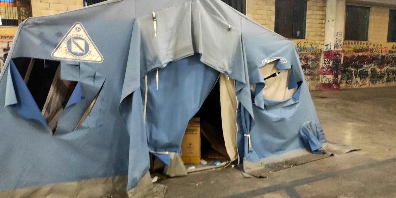 Cava: tenda e macchinari dell’Usca danneggiati, è caccia ai vandali