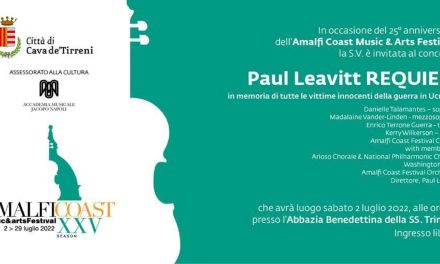 Sabato 2 Luglio, gran concerto “Paul Leavitt Requiem” all’Abbazia Benedettina