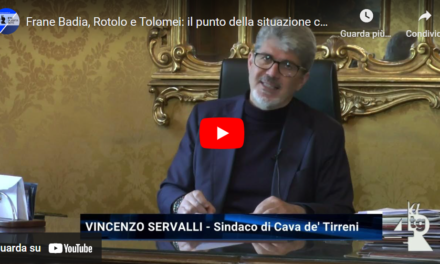 Frane Badia, Rotolo e Tolomei: il sindaco Servalli fa il punto della situazione