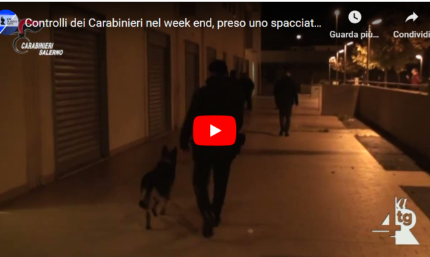 Controlli dei Carabinieri nel week – end, preso uno spacciatore di Vietri (VIDEO)